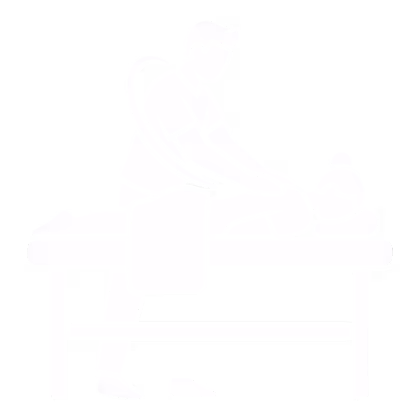Icone massage bien-être sur table pour séance de soin intuitif à Viuz-en-Sallaz et à domicile en Haute-Savoie